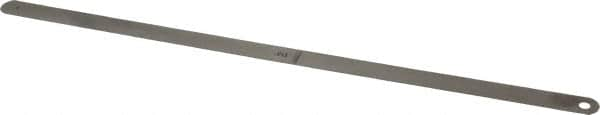 Starrett - 0.013 Inch Thick x 1/2 Inch Wide x 12 Inch Leaf Length, Parallel Feeler Gage - Tempered Steel - Strong Tooling