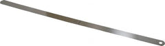 Starrett - 0.022 Inch Thick x 1/2 Inch Wide x 12 Inch Leaf Length, Parallel Feeler Gage - Tempered Steel - Strong Tooling