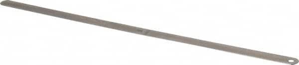 Starrett - 0.025 Inch Thick x 1/2 Inch Wide x 12 Inch Leaf Length, Parallel Feeler Gage - Tempered Steel - Strong Tooling