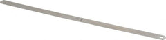 Starrett - 0.028 Inch Thick x 1/2 Inch Wide x 12 Inch Leaf Length, Parallel Feeler Gage - Tempered Steel - Strong Tooling