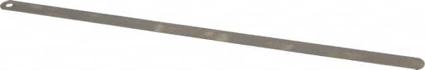 Starrett - 0.029 Inch Thick x 1/2 Inch Wide x 12 Inch Leaf Length, Parallel Feeler Gage - Tempered Steel - Strong Tooling