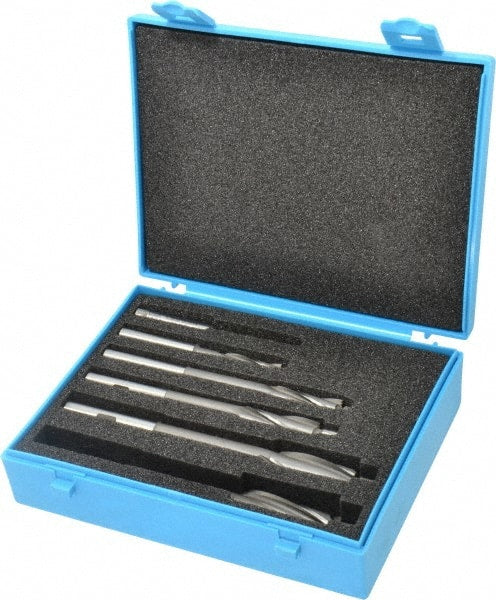 Made in USA - 3 to 10mm Socket Head Cap Screw Compatible, High Speed Steel, Solid Pilot Counterbore Set - Strong Tooling