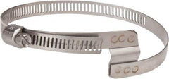 Hi-Tech Duravent - Stainless Steel Hose Clamp - 5/16" Wide x 0.02" Thick, 2" Hose, 1-1/4 to 2-5/8" Diam - Strong Tooling