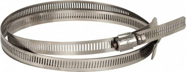 Hi-Tech Duravent - Stainless Steel Hose Clamp - 1/2" Wide x 0.02" Thick, 14" Hose, 13-1/4 to 14-3/4" Diam - Strong Tooling