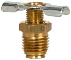 Eaton - Steel External Seat Drain Cock & Shutoff Valve - 1/4 Thread, 150 Max psi - Strong Tooling