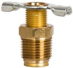 Eaton - Steel External Seat Drain Cock & Shutoff Valve - 3/8 Thread, 150 Max psi - Strong Tooling