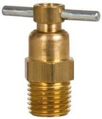 Eaton - Steel Internal Seat Drain Cock & Shutoff Valve - 1/4 Thread, 150 Max psi - Strong Tooling