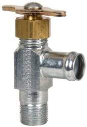 Eaton - 5/8" Pipe, Steel Hose to Pipe Drain Cock & Shutoff Valve - 3/8 Thread, 150 Max psi - Strong Tooling