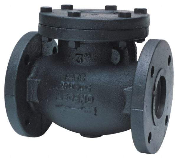 Legend Valve - 2-1/2" Cast Iron Check Valve - Inline, Flanged - Strong Tooling