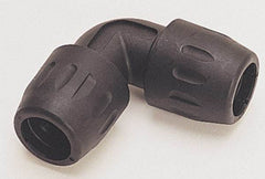 Transair - 7/8" ID, Air Hose 90° Union Elbow - 232 Max psi, 2-5/8" Long, Plastic - Strong Tooling