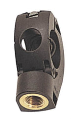 Transair - 1/2 Female NPT, 7/8" ID, Air Hose Quick Assembly Mini Bracket - 232 Max psi, 4-5/8" Long, Plastic - Strong Tooling