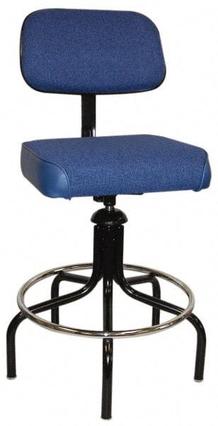 Bevco - Adjustable Chair - Cloth, Vinyl Seat, Royal Blue - Strong Tooling