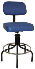 Bevco - Adjustable Chair - Cloth, Vinyl Seat, Royal Blue - Strong Tooling