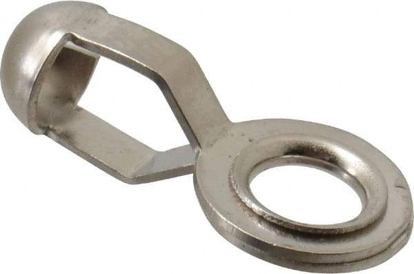 Made in USA - 1/2 Inch Long Nickel Plated Brass End Coupling - For Trade Size Numbers 8 and 10 10 Ball Chains - Strong Tooling