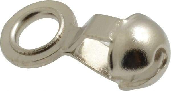 Made in USA - 11/16 Inch Long Nickel Plated Brass End Coupling - For Trade Size Number 13 Ball Chains - Strong Tooling