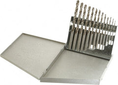 Triumph Twist Drill - 1/16 to 1/4", 118° Point, Bright Finish, High Speed Steel Jobber Length Drill Bit Set - Strong Tooling