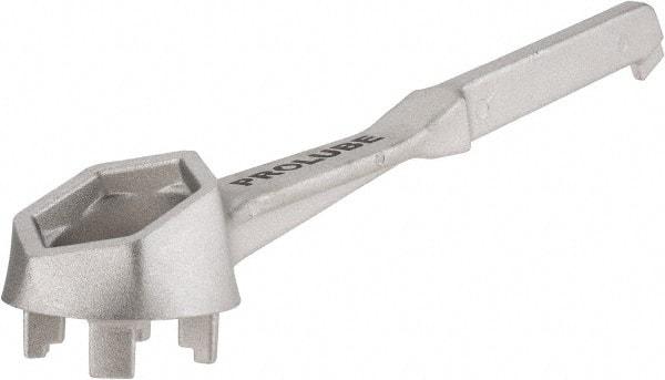 Value Collection - 10-1/2" Long Non-Sparking Aluminum Drum Plug Wrench - For Use with 2" and 3/4" Bungs - Strong Tooling