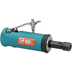 Dynabrade - 1/4" Collet, Straight Handle, Air Straight Die Grinder - 15,000 RPM, Front Exhaust, 24 CFM, 0.5 hp, 90 psi, 1/4 NPT Inlet - Strong Tooling