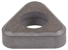 Made in USA - 1/2" Inscribed Circle, Triangle Shim for Indexables - Carbide, 3/16" Thick, ITSN Shim Style, Negative Rake - Strong Tooling