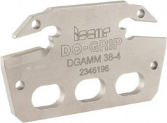 Iscar - Right Hand, 0.157 Inch Insert Width, Indexable Cutoff and Grooving Support Blade - DGAMM38-4 BLADE - Strong Tooling