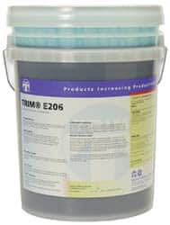 Master Fluid Solutions - Trim E206, 1 Gal & 5 Gal Bottle/Pail Cutting & Cleaning Fluid - Water Soluble - Strong Tooling