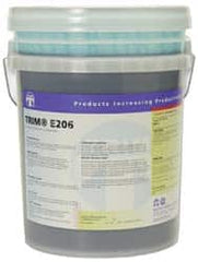 Master Fluid Solutions - Trim E206, 1 Gal & 5 Gal Bottle/Pail Cutting & Cleaning Fluid - Water Soluble - Strong Tooling