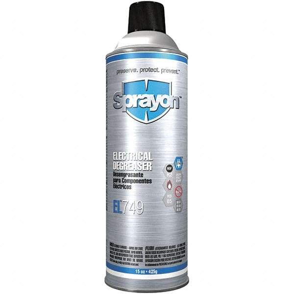 Sprayon - 15 oz Aerosol Cleaner/Degreaser - Aerosol, Alkaline, Unscented - Strong Tooling