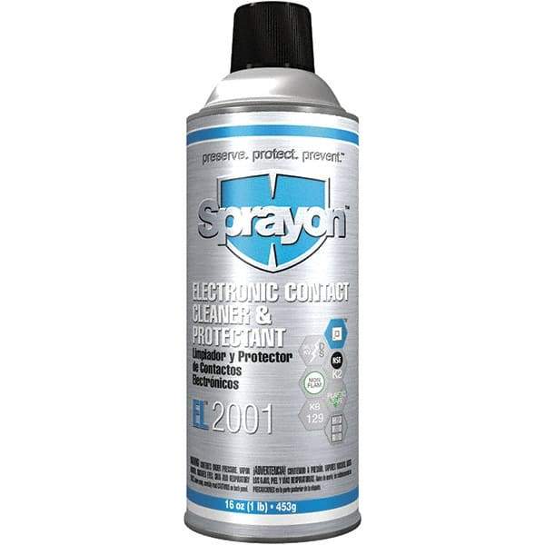 Sprayon - 16 oz Aerosol Cleaner/Degreaser - Aerosol, Alkaline, Unscented - Strong Tooling