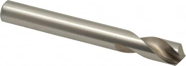 Interstate - 3/8" Body Diam, 120°, 3-1/8" OAL, High Speed Steel Spotting Drill - Strong Tooling