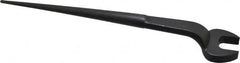 Proto - 1-1/4" Standard Spud Handle Open End Wrench - 19-1/2" OAL, Single End, Black Finish - Strong Tooling