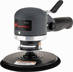 Ingersoll-Rand - 12,000 OPM, 16.98 CFM Air Consumption, Palm Air Orbital Sander - Round Pad, 1/4 NPT Inlet - Strong Tooling