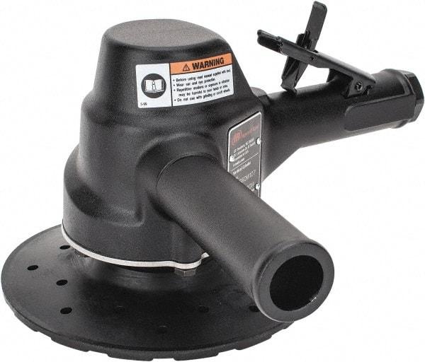 Ingersoll-Rand - 7" Max Disc, 6,000 RPM, Pneumatic Handheld Disc Sander - 61 CFM, 1/2 NPT Inlet, 2 hp - Strong Tooling