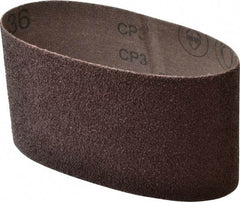 3M - 3-1/2" Wide x 15-1/2" OAL, 36 Grit, Aluminum Oxide Abrasive Belt - Aluminum Oxide, Very Coarse, Coated, X Weighted Cloth Backing, Series 341D - Strong Tooling