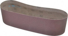 3M - 4" Wide x 36" OAL, 60 Grit, Aluminum Oxide Abrasive Belt - Aluminum Oxide, Medium, Coated, X Weighted Cloth Backing, Series 341D - Strong Tooling