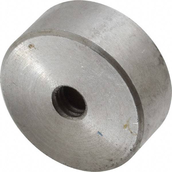 Mag-Mate - 5/16-18 Thread, 1-1/4" Diam, 1/2" High, 68 Lb Average Pull Force, Neodymium Rare Earth Pot Magnet - 0.15" Deep Tapped Hole, Steel Pot, Uninsulated - Strong Tooling