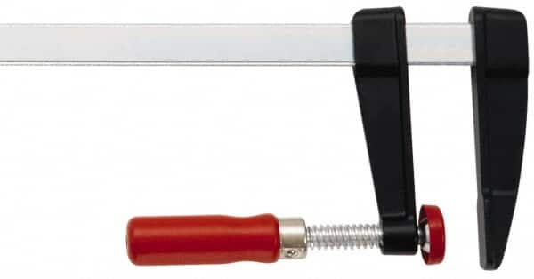 Bessey - 12" Capacity, 5-1/2" Throat Depth Steel Bar Clamp - 1,200 Lb Clamping Pressure, 16" OAL - Strong Tooling