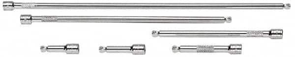 SK - 1/4" Drive Socket Wobble Extension Set - 6 Pieces, Includes 1-1/2, 2, 4, 6, 10, 14" Lengths - Strong Tooling