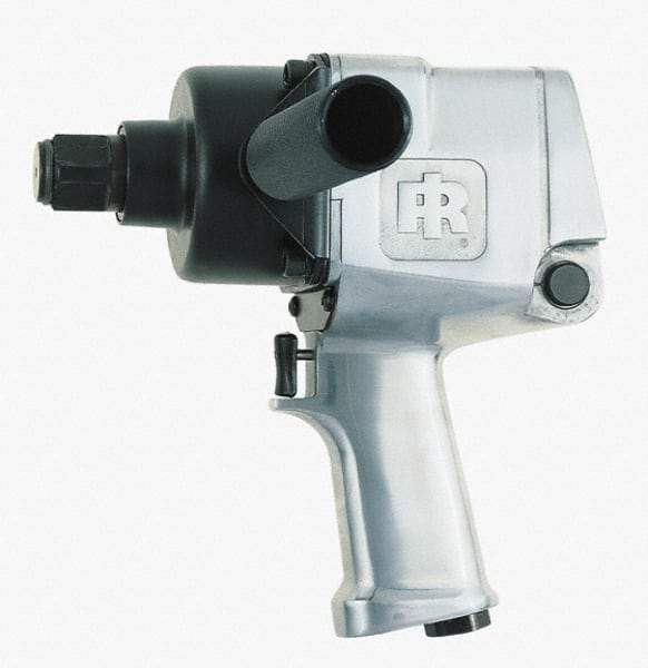 Ingersoll-Rand - 1" Drive, 6,000 RPM, 1,250 Ft/Lb Torque Impact Wrench/Ratchet - Pistol Grip Handle, 1,025 IPM, 10 CFM, 3/8" NPT Inlet - Strong Tooling