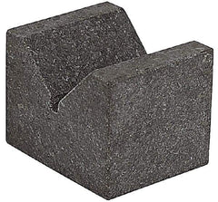 SPI - 90° Angle, Black Granite V-Block - 3" Long x 3" Wide x 3" High, Sold as Matched Pair - Strong Tooling