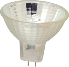 Value Collection - 410 Watt, 82 Volt, Halogen Miniature & Specialty MR16 Lamp - 2 Pin Base, 50 to 749 Equivalent Range, Neutral (3,000 to 3,699), 1-5/8" OAL - Strong Tooling