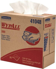 WypAll - Dry Shop Towel/Industrial Wipes - Pop-Up, 16-3/4" x 9" Sheet Size, White - Strong Tooling