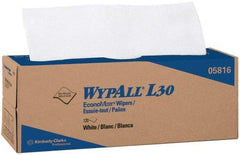 WypAll - L30 Dry General Purpose Wipes - Pop-Up, 9-3/4" x 16-3/8" Sheet Size, White - Strong Tooling