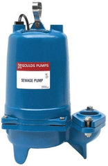 Goulds Pumps - 1/2 hp, 115 Amp Rating, 115 Volts, Nonautomatic Operation, Sewage Pump - 1 Phase, Cast Iron Housing - Strong Tooling