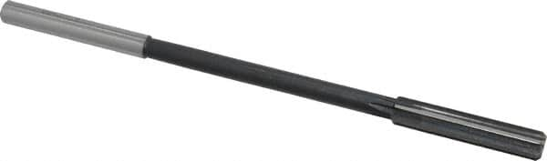 Interstate - 0.371" High Speed Steel 6 Flute Chucking Reamer - Straight Flute, 0.3105" Straight Shank - Strong Tooling