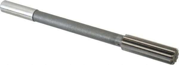 Interstate - 0.786" High Speed Steel 10 Flute Chucking Reamer - Straight Flute, 5/8" Straight Shank - Strong Tooling