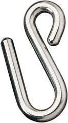 Ronstan - 15/32" Opening, 316 Stainless Steel Electropolished S-Hook - 1,320 Lb Capacity, 7/16" ID, 5/16" Wire, 3" OAL - Strong Tooling