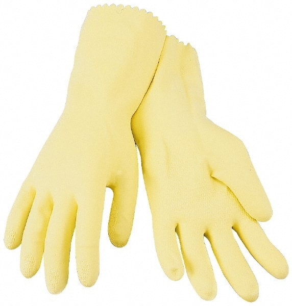 Safety Zone - 12 Pairs Size M (8), 12" Long, 18 mil, Supported, Latex Chemical Resistant Gloves - Strong Tooling