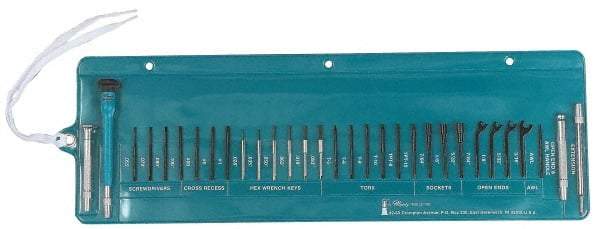 Moody Tools - 30 Piece Screwdriver Set - Comes in Tool Roll - Strong Tooling