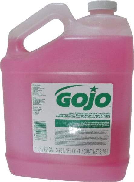 GOJO - 1 Gal Bottle Liquid Hand Cleaner - Pink - Strong Tooling