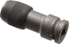 Wera - 3/8" Drive, 5/16" Insert, Hex Drive Bit Adapter - Quick Release, 1-15/16" OAL - Strong Tooling